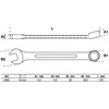 Bgs Technic Raktas kombinuotas | 13 mm (1063)