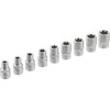 BGS Galvu rinkinys – 1/2" jungtis – E10 - E24 – 9 vnt.