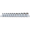 Bgs Technic Galvučių rinkinys 12 kampų | 10 mm (3/8") | 8 - 19 mm | 12 vnt. (9105)