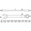 Bgs Technic Raktas kombinuotas terkšlinis | 19 mm (6519)