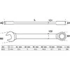 Bgs Technic Raktas kombinuotas terkšlinis | 21 mm (6521)
