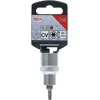 Bgs Technic Antgalis įpresuotas į galvutę | 12,5 mm (1/2") | T-Star (Torx) T25 (4370)
