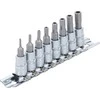 Bgs Technic Antgalių rinkinys | 6.3 mm (1/4") | hex šešiakampis | su skyle | 2 - 7 mm | 8 vnt. (5156)