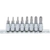Bgs Technic Antgalių rinkinys | 6.3 mm (1/4") | hex šešiakampis | su skyle | 2 - 7 mm | 8 vnt. (5156)