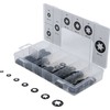 Bgs Technic Prispaudžiamų poveržlių / fiksuojamų poveržlių asortimentas | M3 - M12 | 340 vnt. (74414)