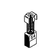 Haushalt Angliniai šepetėliai 30-00-064-H, 5 x 8 x 11,5 mm, 2 vnt