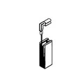 Haushalt Angliniai šepetėliai 30-06-525-H, 5 x 8 x 19,2 mm, 2 vnt