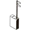 Haushalt Angliniai šepetėliai 30-06-011-H, 6,3 x 10 x 17 mm, 2 vnt