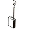 Haushalt Angliniai šepetėliai 30-06-025-A, 6,3 x 16 x 22 mm, 2 vnt
