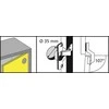 Black Blum LANKST VIDI CLIP SOFT CLOSE D35 107 2VNT