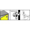 Black Blum LANKST VIDI CLIP SOFT CLOSE D35 110 2VNT