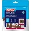 Tesa Rubber sealing tape MOLL, ruda, D profile, for gaps 3-7 mm, 0.009 x 6 m