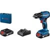Suktuvas-gręžtuvas Bosch GSR 185-LI; 18 V; 2x2,0 Ah akum.
