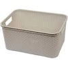 Branq Krepšys Rattan 7L Kreminė