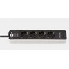 Brennenstuhl Prailginimo laidas A03A4, 3 x 1,5 mm², 1,5 m, 4 lizdai
