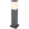 Domoletti Laisvai pastatomas lauko šviestuvas „Corte“, 15 W, E27, IP44, antracito spalvos, 12,4 cm x 45 cm