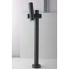 Brīvi stāvošs āra gaismeklis Domoletti Flip QY200645, 4.5W, LED, IP44, melna krās., 12.9 cm x 70 cm