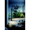 Brīvi stāvošs āra gaismeklis Domoletti Flip QY200645, 4.5W, LED, IP44, melna krās., 12.9 cm x 70 cm