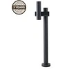Brīvi stāvošs āra gaismeklis Domoletti Flip QY200645, 4.5W, LED, IP44, melna krās., 12.9 cm x 70 cm