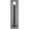 Brīvi stāvošs āra gaismeklis Domoletti Orte 14216-H, 40W, E27, IP44, melna krās., 12 cm x 80 cm