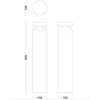 LED šviestuvas PHILIPS LAVEN 929003362601, 6 W, IP44, juodas