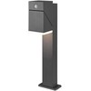 Laisvai pastatomas lauko šviestuvas „Trio Avon“, 7W, LED, IP54, antracito sp., 12 cm x 50 cm