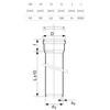 Lauko kanalizacijos vamzdis Magnaplast, Ø 110 mm, SN4, 2 m
