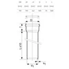 Lauko kanalizacijos vamzdis Magnaplast, Ø 110 mm, SN4, 0,5 m