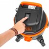 Black &amp; Decker Juodas &amp; Decker Dulkių siurblys WET/DRY BXVC15PE Su maišeliu, Galia 1200 W, Dulkių talpa 15 L, Juodas/Oranžinis