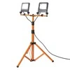 Statybinis prožektorius su stovu, pastatomas Osram, 60 W, 6000 lm, 4000 °K, IP65, pilka sp.