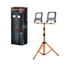 Statybinis prožektorius su stovu, pastatomas Osram, 100 W, 10000 lm, 4000 °K, IP65, pilka sp.