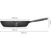 Keptuvė Fiskars 1075701, 22 cm, ketus