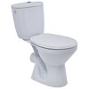 Kompaktiškas WC komplektas Cersanit Mito Pilkas 68,5 cm baltas (5907720680084)