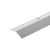 Cezar Aliuminis pasviręs grindų profilis, sidabro sp., 46 x 16 x 1000 mm