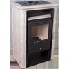 Fireplace NORDFLAM VERA CAPPUCCINOclr tiles. 6 kW