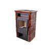 Fireplace stove NORDFLAM VERA BROWN. 6kw