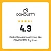 Šakutė Domoletti, nerūdijantysis plienas, nerūdijančiojo plieno sp., 2 vnt.