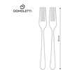 Domoletti HANGER 2 PCS TABLE FORK SEGNO