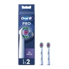 Dantų šepetėlis Elektrinio dantų šepetėlio galvutė Oral-B EB18-2 3D Baltas Pro, 2 vnt.