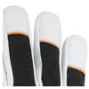 Forte Tools Forte_Tools Siūtinės šiltintos ožkos odos pirštinės AB3383 10 dydis