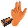 Vienkartinės nitrilinės pirštinės Grippaz 246OR, 50 vnt dėžėje, 0,15mm storis, oranžinės, 10/XL