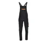 Darbinis puskombinezonis Sara Workwear Comfort, juoda sp./oranžinė sp., L dydis