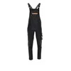 Darba puskombinezons Sara Workwear Comfort, melna/oranža, M dydis