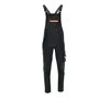 Darbinis puskombinezonis Sara Workwear Comfort, juoda sp./oranžinė sp., XL dydis