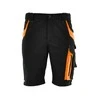 Darbiniai šortai Sara Workwear 11-000272-27, juoda sp./oranžinė sp., M dydis