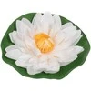 Dārza apdare "Lilija" Garden Center F032, 10 cm x 10 cm x 5 cm, balta krās./zaļa krās.