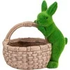 Esschert Design Sodo puošmena „Zuikis“ Garden Center QN24ZR05, 35 cm x 25 cm x 36 cm, ruda/žalia
