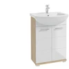 Deftrans CABINET WASHBASIN BARI D60 Baltas/WOOD