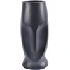 Dekoratīvais puķu pods "Seja" Garden Center LT34720-PC, 18.5 cm x 17.5 cm x 39.5 cm, melna