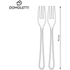 Domoletti HANGER 2 PCS CAKE FORK CITY